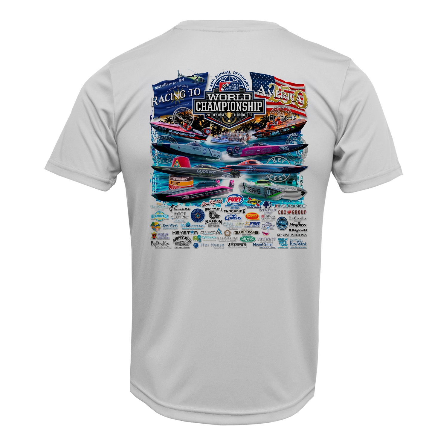 2025 Key West World Championship Dri Fit Short Sleeve