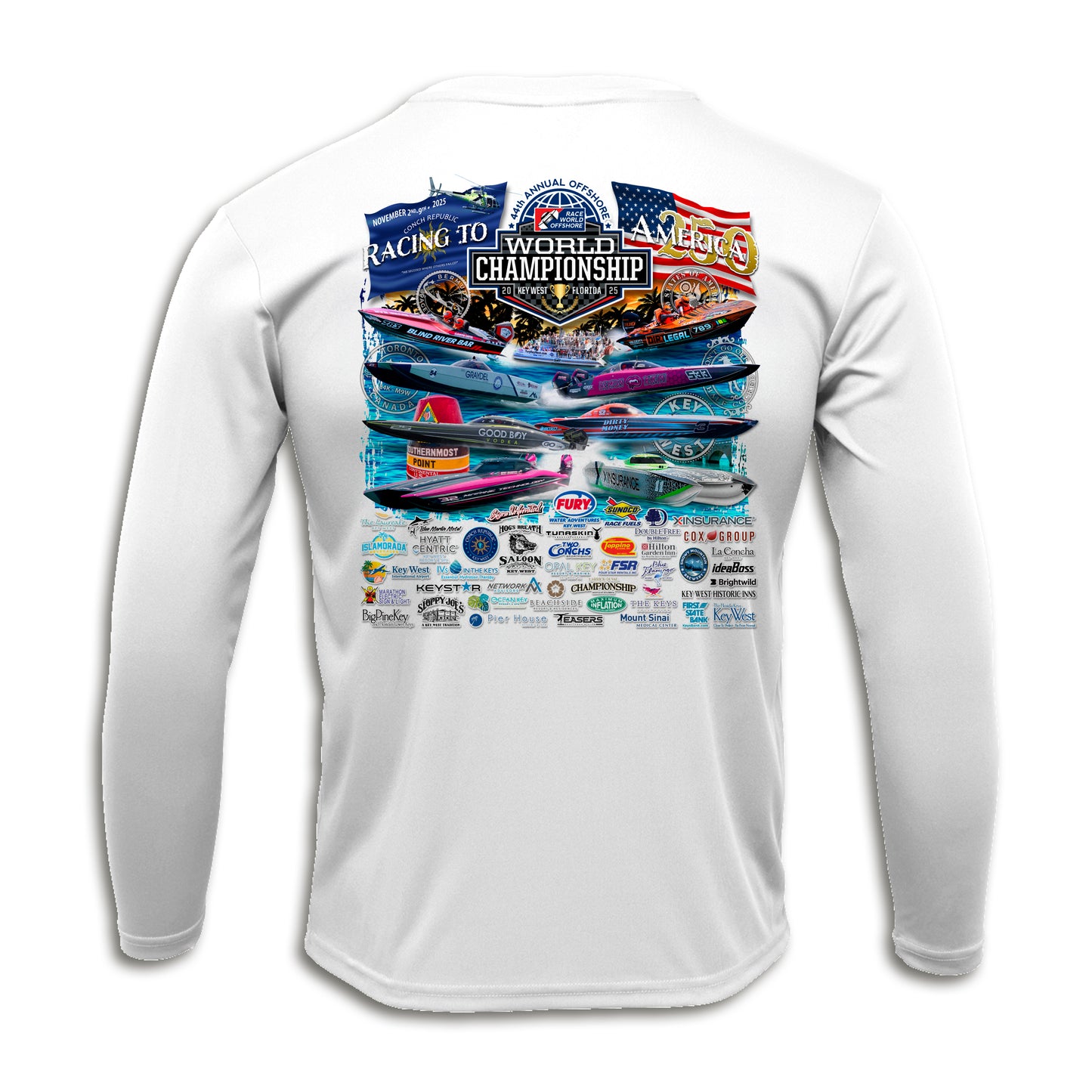 2025 Key West World Championship Dri Fit Long Sleeve