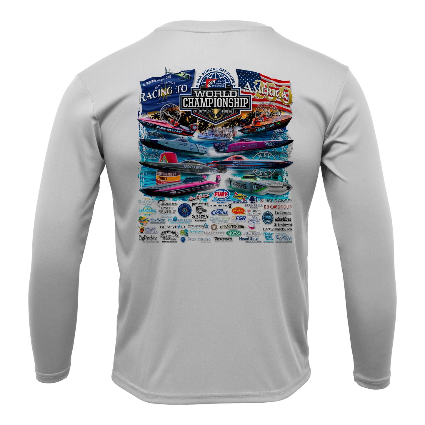 2025 Key West World Championship Dri Fit Long Sleeve